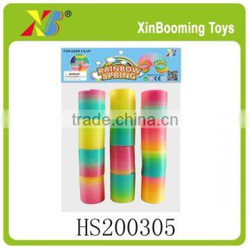 Promotion gift rainbow spring toy for kids