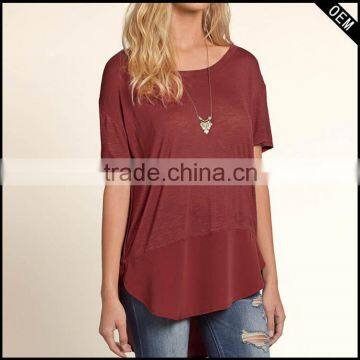 women thin cotton t-shirt blank hot sale on alibaba with top quality