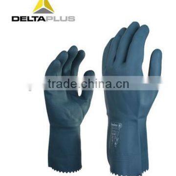 Chemical resistanc latex and neoprene mix with cotton flocklining safety gloves