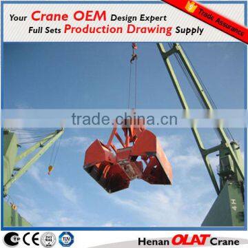 Customizable remote control hydraulic grab Port Portal crane