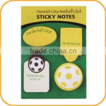 Football sticky notes memo notes