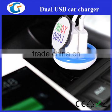 multi usb electric car charger with epoxy sticker