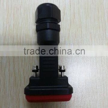 D-SUB DB Solder Type Waterproof Connector Black Shell