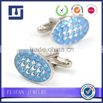 Wholesale high quality custom enamel copper cufflinks