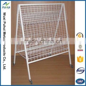 Top Grade Wire Mesh Magazine Display Rack Cross photo-6
