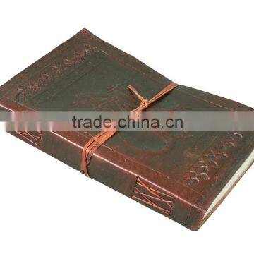 Leather Journal Diary Notebook Sketchbook Book Dragon Emboss Handmade Leather photo-2