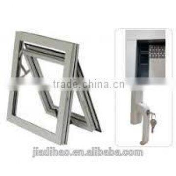 aluminum awning window glazed glass