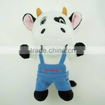 Factory  supply soft cute custom cow stuffed animals