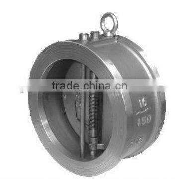 Stainless steel Sewing wafer type butterfly check valve