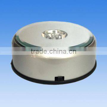 Wholesale 3d Laser Engraved Block Crystal LED Light Base For Crystal Wedding Decoration photo-3