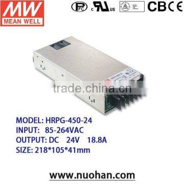 Meanwell 450W ce switching power supply/450W Single Output with PFC Function