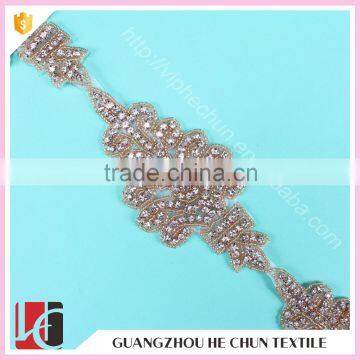 HC4752-1 Hechun Hot Fix Garments Fashion Beaded Lace Trim photo-2