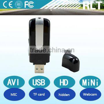 HD 1280*1024 AVI U disk 3mega pixels mini u8 usb disk video camera long time recording