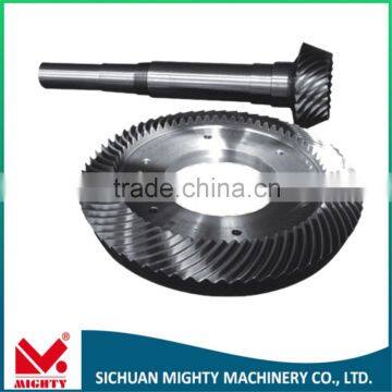 CNC steel spiral bevel gears