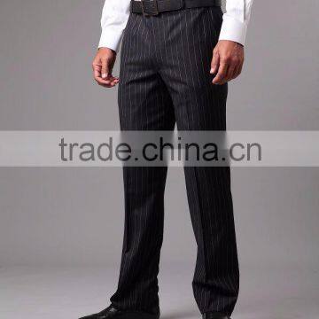 The Classic Black Pinstripe Pants