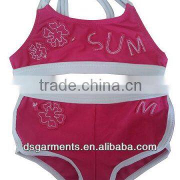 Cheap Stock kid's bikini swimwear