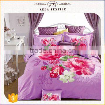 2016 Home Textile Manufacturer 4pcs 100% Cotton China Textile Wholesale 3d Bedding Set