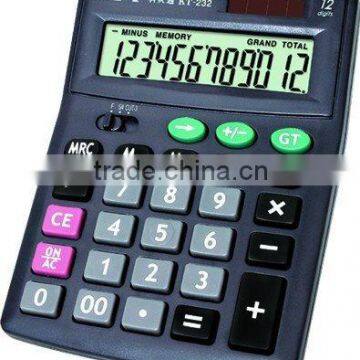 12 digits multifunction desktop calculator KT-232