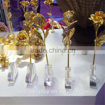 Excellent Craft High Clear Heart Shaped Acrylic Vases Wholesale for Home Decoration Manufacturer photo-2