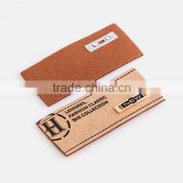 Custom High Quality Leather Patches Garment Label for Clothing photo-6