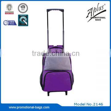 New Teenage Trolley Backpack Fashion Travel Hiking Trolley Backpack