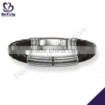 hot sale costume silver jewelry plastic cuff bracelet