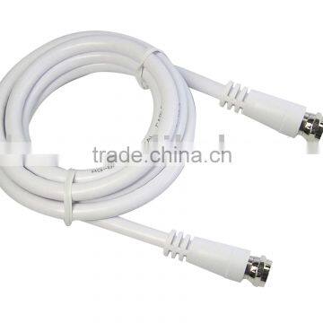 Coaxial cable,RG6 Cable, F Plug to F Plug