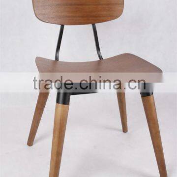 2016 New Design Restaurant Furniture Walnut/Ash Wood Dining Chair photo-3