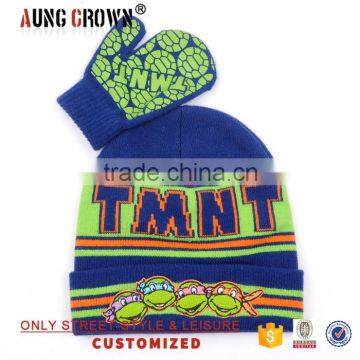 Jacquard Logo Winter 100 Acrylic Beanie Crochet Hats Pattern photo-4