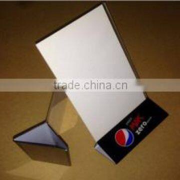 5*7" Acrylic Sign Holder, Acrylic POS Display,Acrylic Menu Holder photo-2