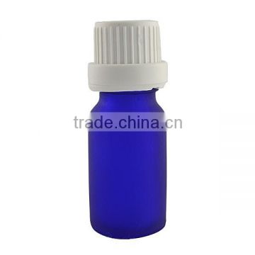 1/2 oz (15ml) frosted blue glass drop bottles for cosmetics