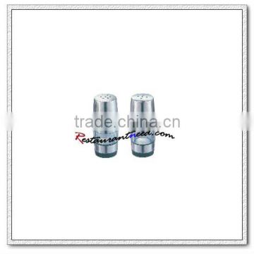 T024 Stainless Steel Convex Body Salt & Pepper Shaker