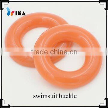 pink plastic resin O buckle for dress