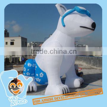 giant inflatable cartoon dog