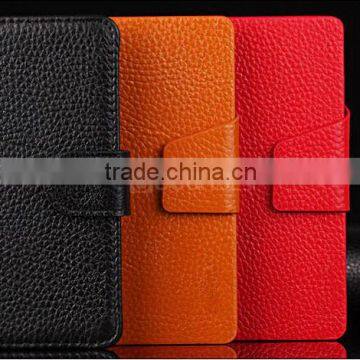 lychee skin business card case for Nokia Lumia 920 leather case for lumia 920