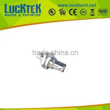 BNC straight female bulkhead crimp