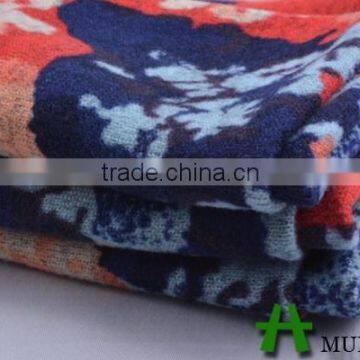 Sreen Printing Poly Spandex Animal Print Velvet Fabric photo-2