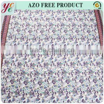 Wholesale cheap plain woven baby 100% rayon prints fabric for garment