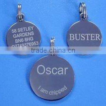 Polished Stainless Steel Dog Tag Supplier