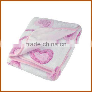 Heavy Warm Bedding Decro Pattern Coral Fleece Blanket photo-4