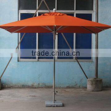 Philippines Eleanor 3X3M large square waterproof Orange Outdoor umbrella/parasol