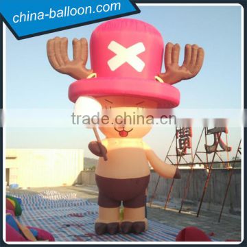 Giant inflatable cartoon reindeer model with hat / customized huge inflatable cartoon character                        
                                                                                Supplier's Choice