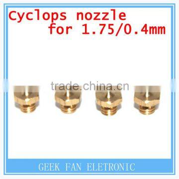 3D Printer Cyclops Multi-Extrusion Hotend 1.75mm Filament 2in-1 Out Cyclops extruder 0.4mm Nozzle