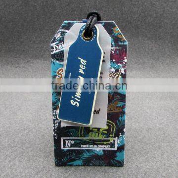 Wine Bottle Fashion Denim Tag Cardboard Tag photo-2