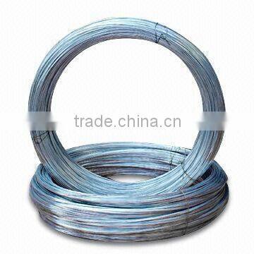 Zinc coated steel wire