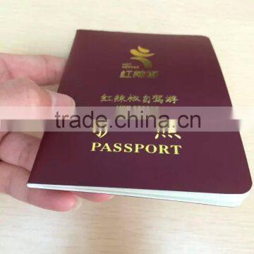 Professional Thread sewn binding Tour booklet printing