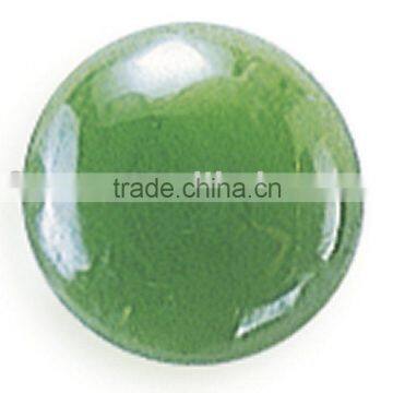 20mm green quartzite round cabochon