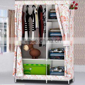 Simple Wardrobe,Non-woven Folding Wardrobe photo-2