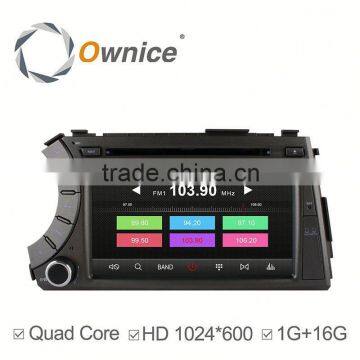 Ownice Android 4.4 Quad Core car audio navi for Ssang YONG Kyron Actyon with 3G/4G WIFI