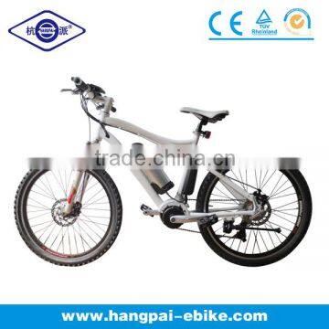 2015 hot selling 350w 8 FUN two wheel mid motor electric bike with strong climb capacity(HP-E003)
